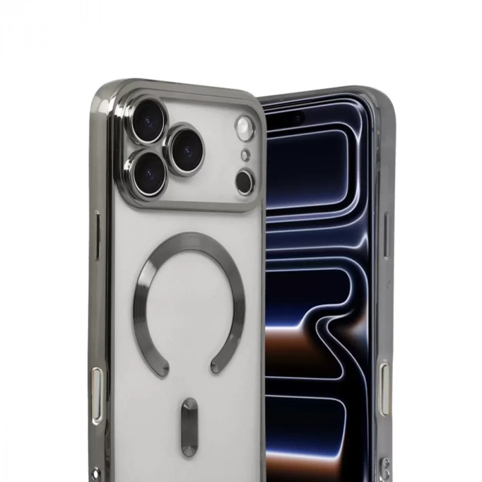 İphone 17 Pro Kross Magneticsafe Kapak - Titan Gri