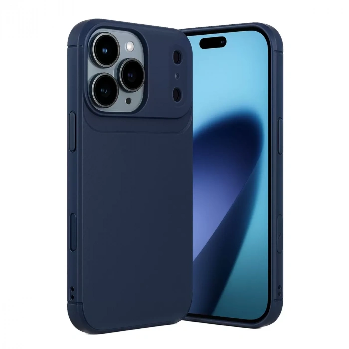 İphone 17 Pro Max Auto Focus Karbon Kapak - Lacivert