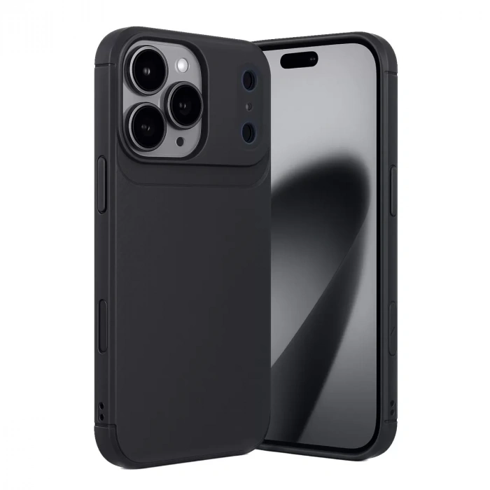 İphone 17 Pro Max Auto Focus Karbon Kapak - Siyah