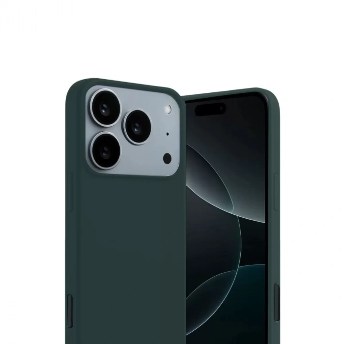 İphone 17 Pro Max First Silikon - Koyu Yeşil
