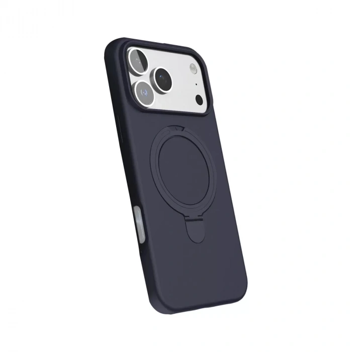 İphone 17 Pro Max Regal Magsafe Standlı Kapak - Lacivert