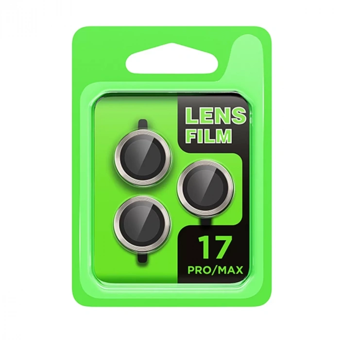 İphone 17 Pro Raze Metal Kamera Lens - Gri