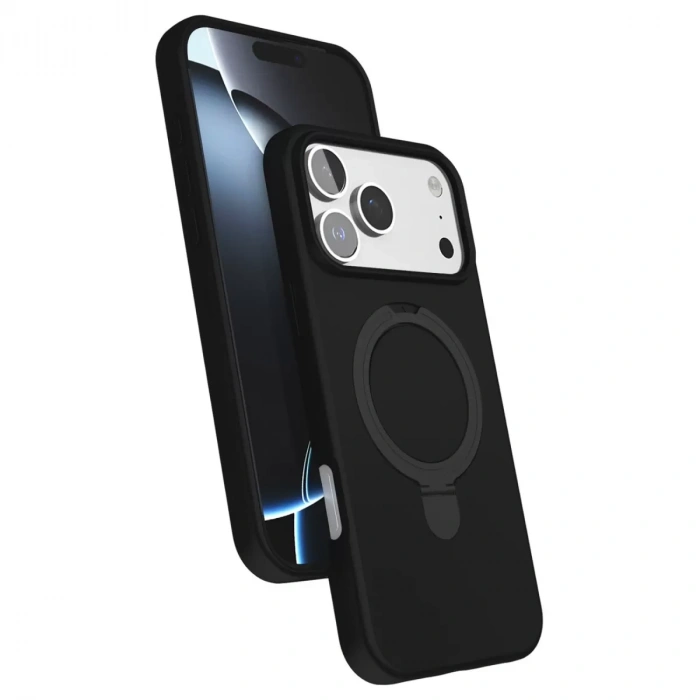 İphone 17 Pro Regal Magsafe Standlı Kapak - Siyah