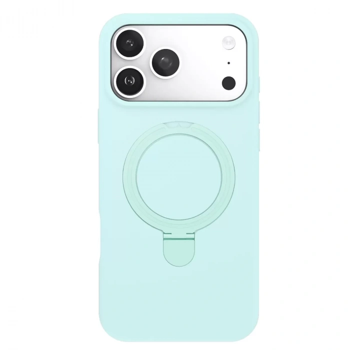 İphone 17 Pro Regal Magsafe Standlı Kapak - Su Yeşili