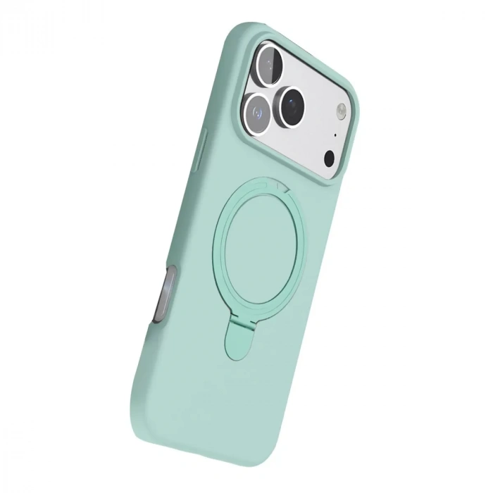 İphone 17 Pro Regal Magsafe Standlı Kapak - Su Yeşili