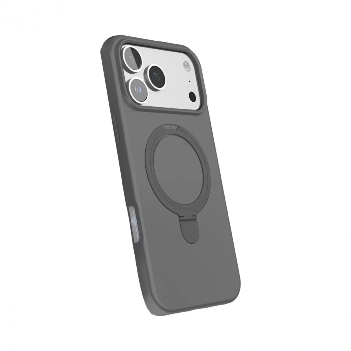 İphone 17 Pro Regal Magsafe Standlı Kapak - Titan Gri