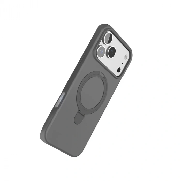 İphone 17 Pro Regal Magsafe Standlı Kapak - Titan Gri