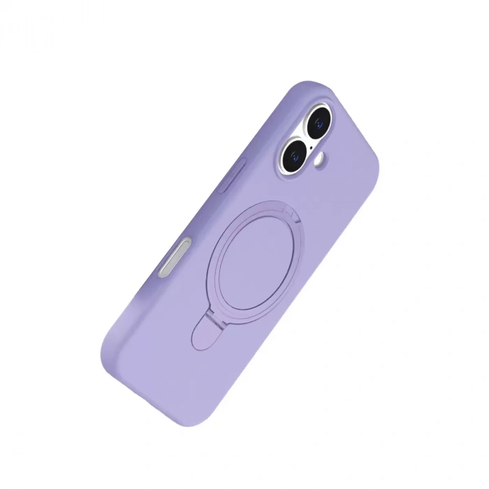 İphone 17 Regal Magsafe Standlı Kapak - Lila