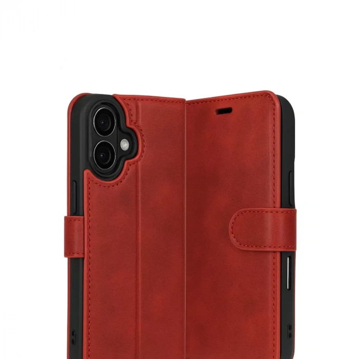 İphone 17 Trend S Plus Kapaklı Kılıf - Kırmızı