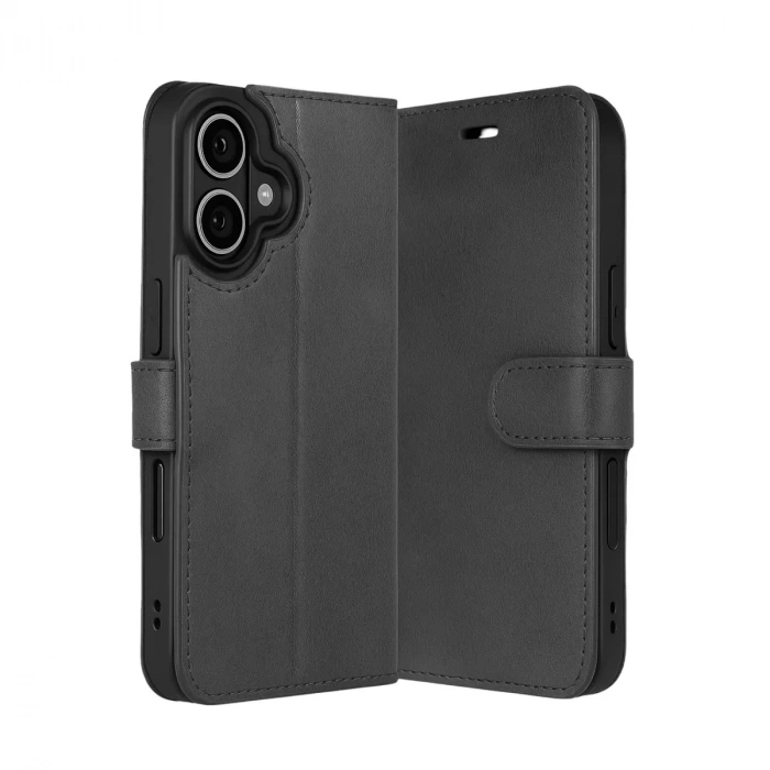 İphone 17 Trend S Plus Kapaklı Kılıf - Siyah