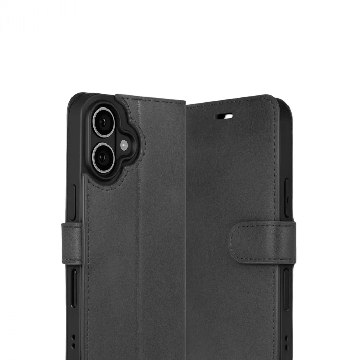 İphone 17 Trend S Plus Kapaklı Kılıf - Siyah