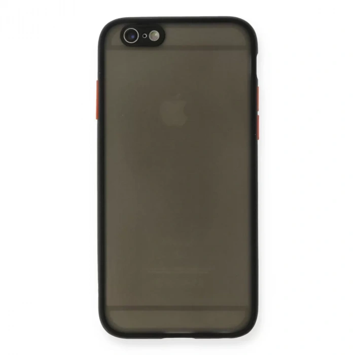 İphone 6 Kılıf Montreal Silikon Kapak - Siyah