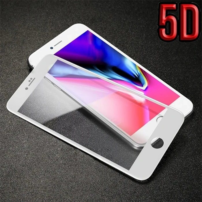 İPhone 66s 5D Full Tempered Kırılmaz Cam Ekran Koruyucu-(5775)