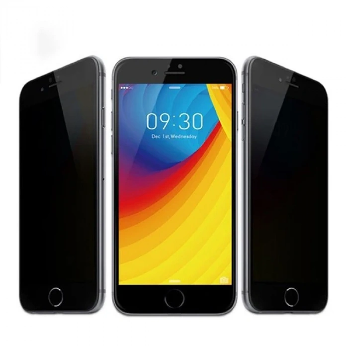 İPhone 6S-6 Privacy Gizli Hayalet Tempered Cam Ekran Koruyucu-(5775)