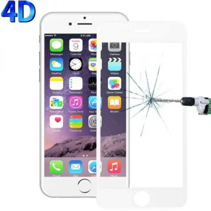 İPhone 6S Plus 4D Kavisli Full Cam Kırılmaz Koruyucu İPhone 6 plus-(5775)
