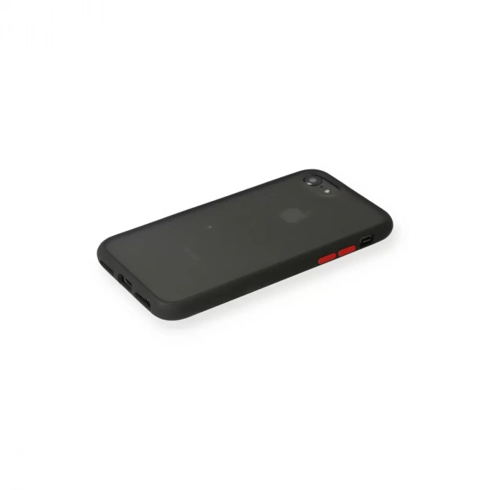 İphone 7 Kılıf Montreal Silikon Kapak - Siyah