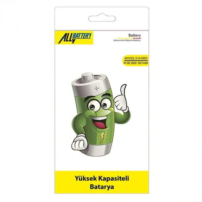 iPhone SE 2020 1821 Mah Yüksek Kapasiteli Pil Batarya-(5775)