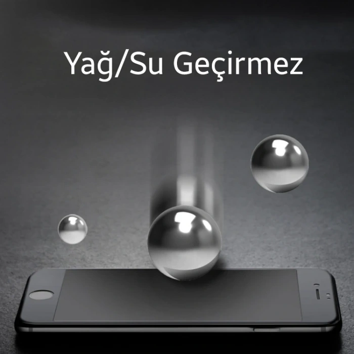 iPhone SE3-SE2 İPhone 8-7 3D Full Privacy Gizlilik Kırılmaz Cam Ekran Koruyucu-(5775)