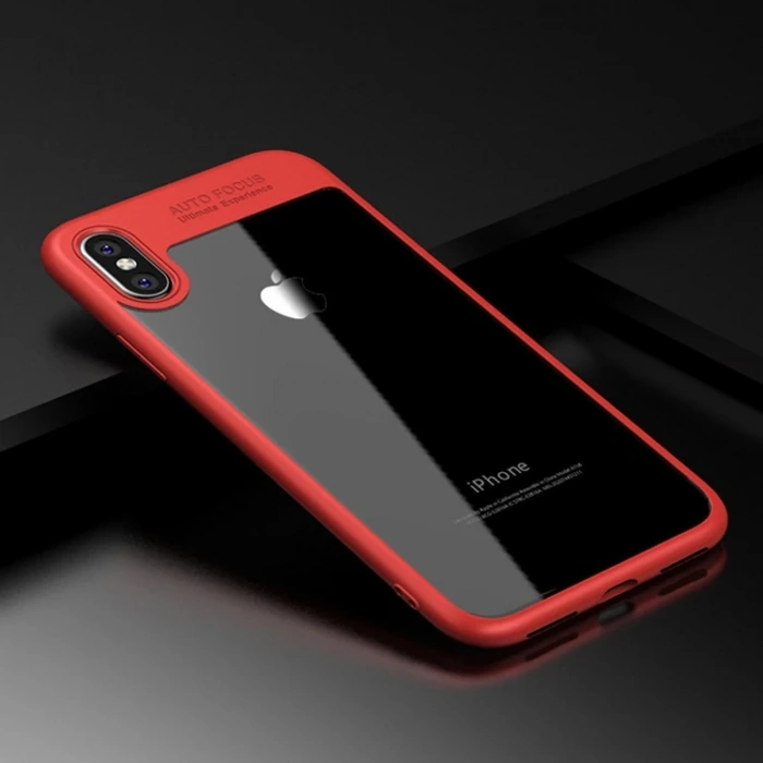 İphone X Xs Ultra Slim Trasparan Premium Kılıf-(5775)