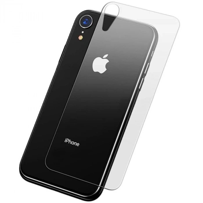 İPhone XR 6.1 Arka Kırılmaz Tempered Cam  Koruyucu-(5775)