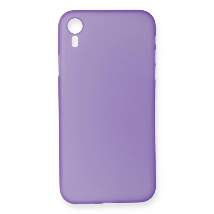 İphone Xr Kılıf Pp Ultra İnce Kapak - Mor