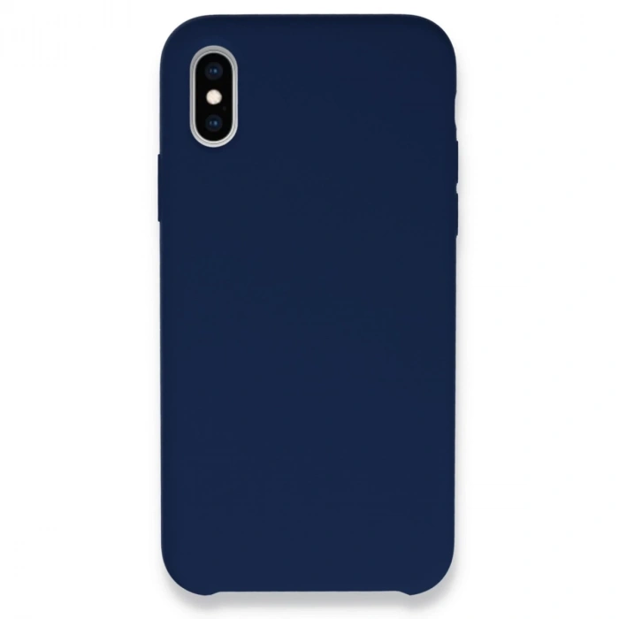 İphone Xs Max Kılıf Lansman Legant Silikon - Lacivert