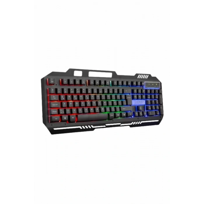 Işıklı Oyuncu Q Klavye Mouse Seti Siyah Gaming Oyuncu Klavye Yeni Nesil