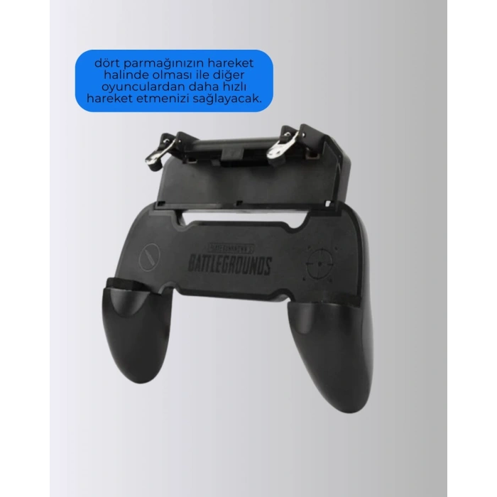 Joystickli ve Tetikleyicili PUBG Mobile Gamepad Oyun Kontrolcüsü