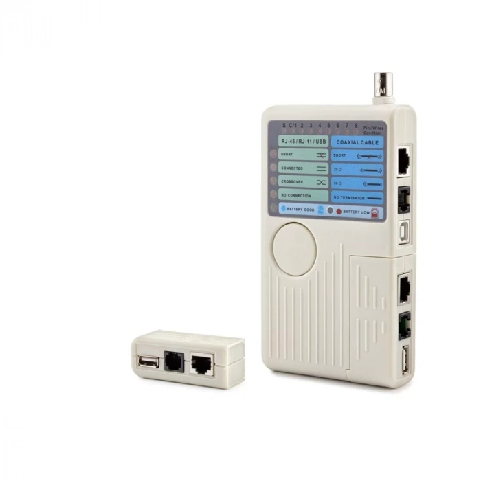 Kablo Test Cihazı Rj11 + Rj45 + Bnc + Usb HDX6505