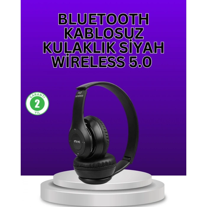 Kablolu & Kablosuz Kullanım Seçeneği Sunan Stereo Bluetooth Kulaklık
