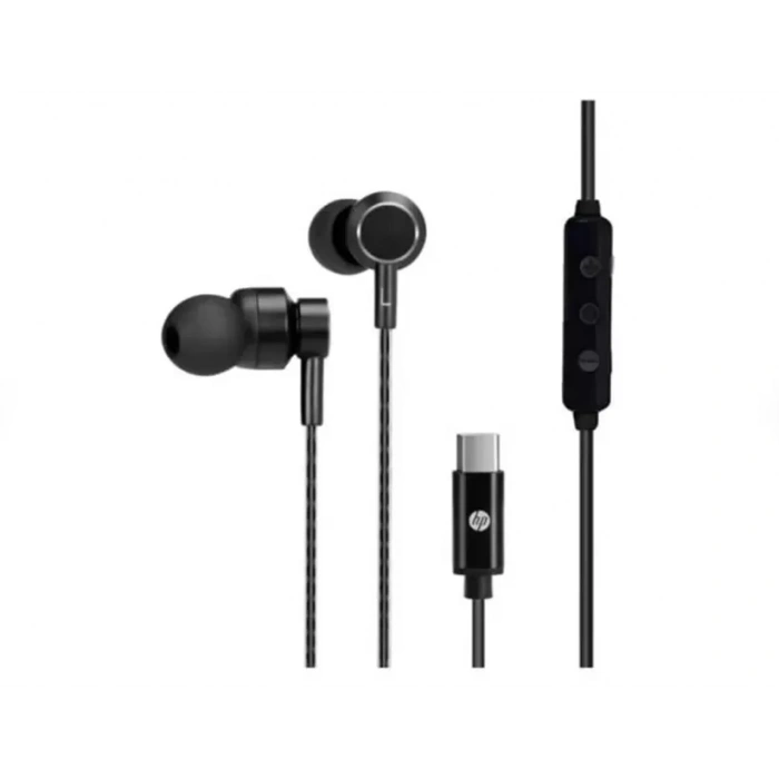 Kablolu Kulak İçi Mikrofonlu Kulaklık Type-c Pc Telefon Uyumlu Ses Kontrollü Siyah DHH1127BK