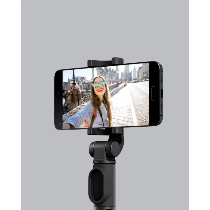 Kablosuz Bluetooth Selfie Çubuğu – 360° Dönebilir Başlık Taşınabilir ve Şık Tasarım