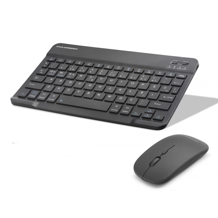 Kablosuz Bluetooth Smart Klavye Ve Mouse Seti - Siyah HDX2508