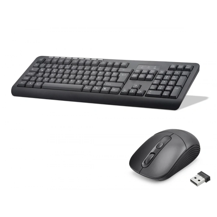 Kablosuz Klavye Mouse Seti 2.4 Ghz Siyah HK6800