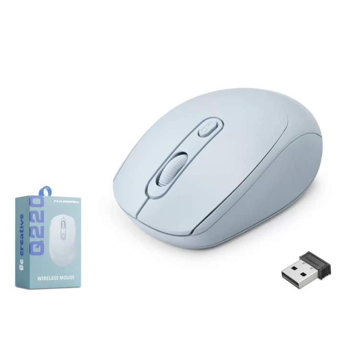 Kablosuz Mouse 1600 Dpi Mavi Q220B