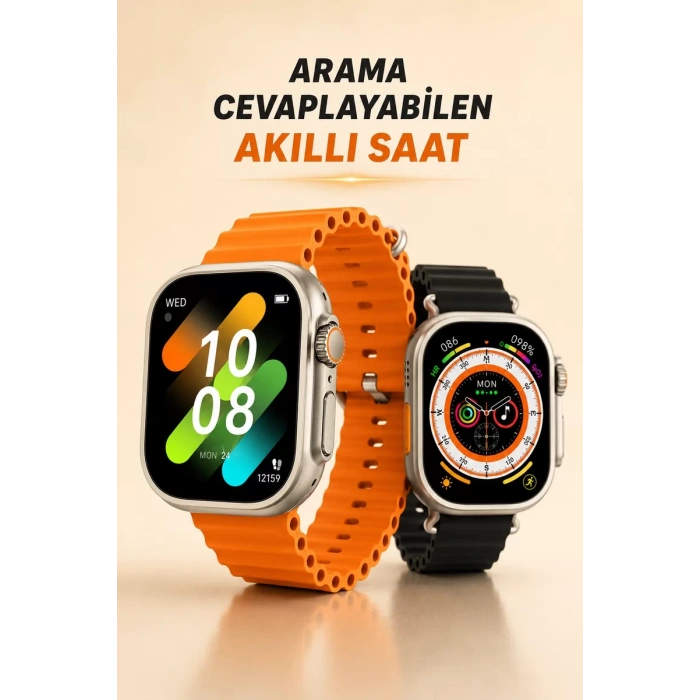 Kablosuz Şarjlı Çağrı ve Müzik Kontrolü Sağlayan Akıllı Saat