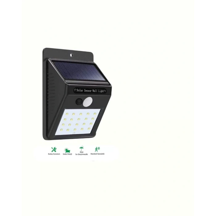 Kablosuz Solar LED Lamba | Bahçe Veranda Merdiven Işığı Otomatik Aç-Kapa Sensörlü Yeni Nesil