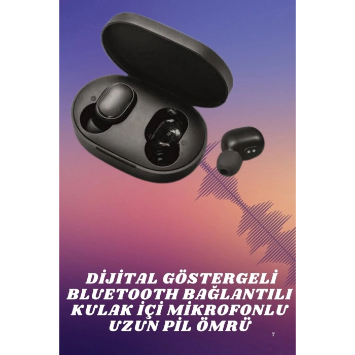 Kablosuz TWS Kulaklık Kulak İçi Mikrofonlu Bleuetooth Kulaklık Yüksek Ses Kaliteli