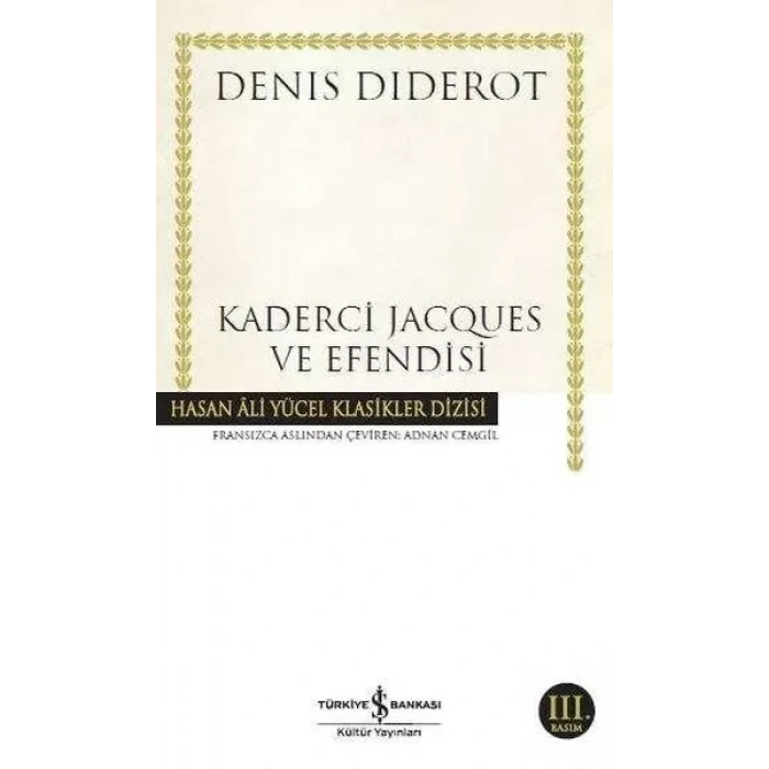 Kaderci Jacques ve Esi - Hasan Ali Yücel Klasikleri