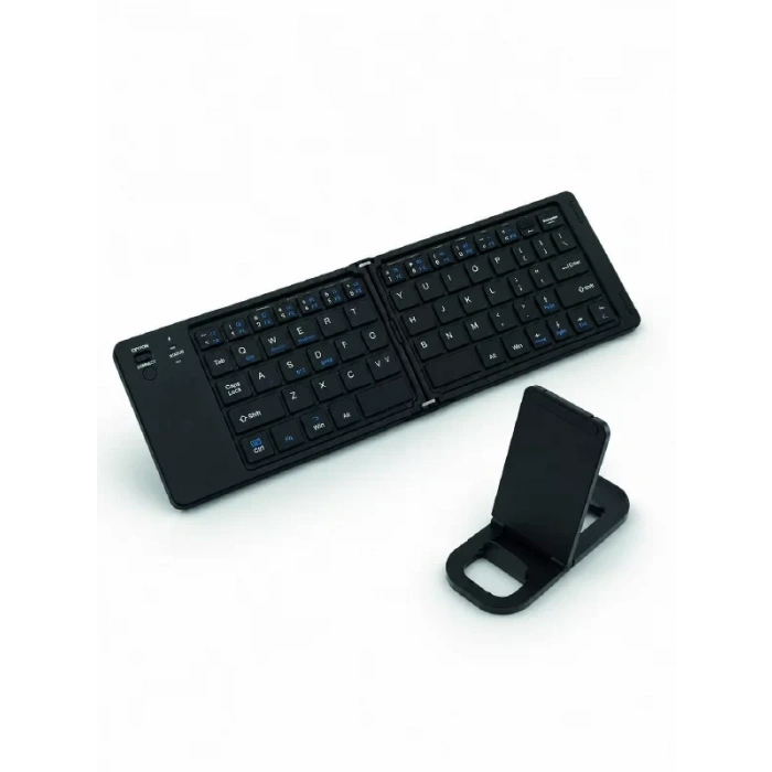 Katlanabilir Bluetooth Klavye 3 Cihaz Bağlantılı Kablosuz Taşınabilir Klavye