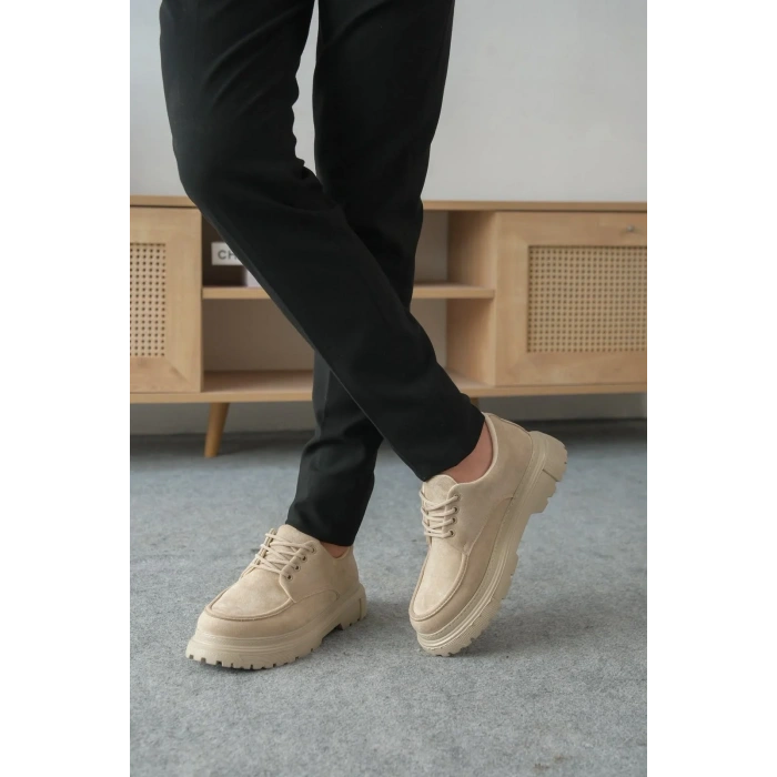 KB-X6 Kuback Bej Süet Günlük Erkek Ayakkabı