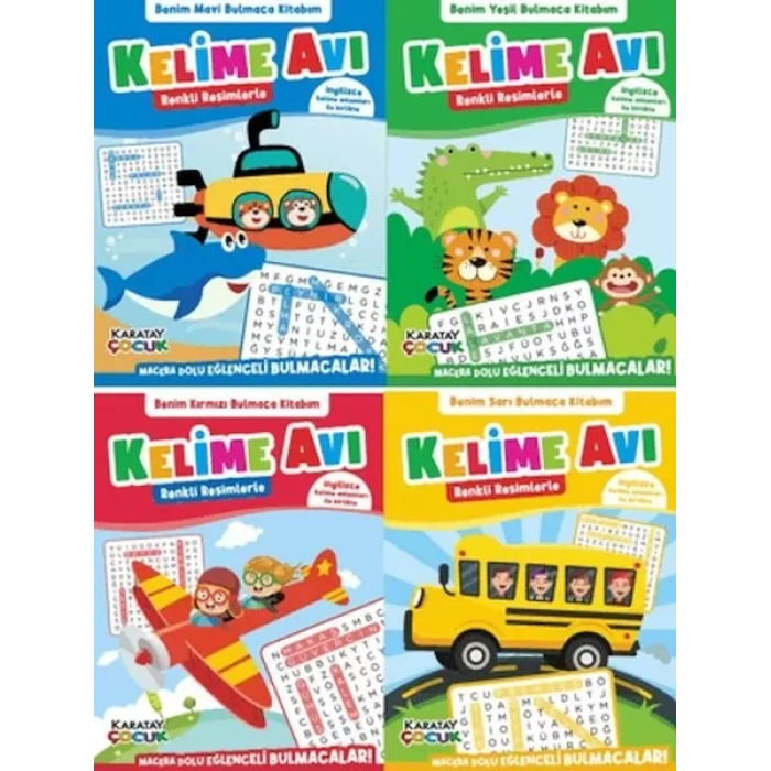 Kelime ı - Bulmaca Kitabım - 4lü Seri