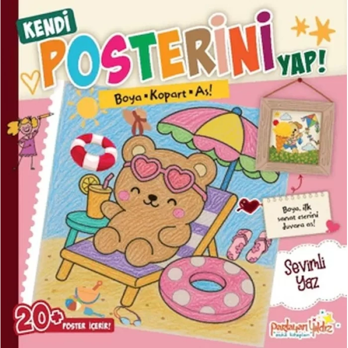 Kendi Posterini Yap! Boya Kopart As! Sevimli Yaz