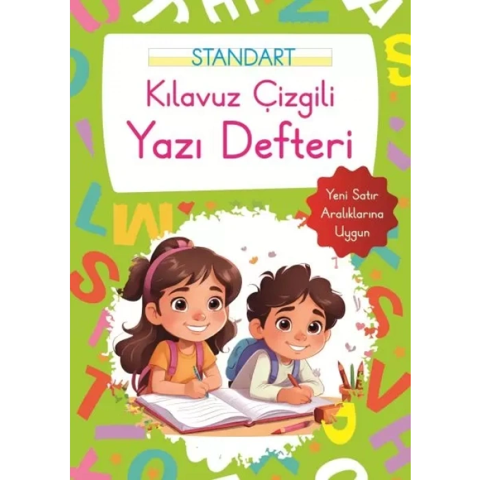 Kıluz Çizgili Yazı Defteri Büyük Boy - Yeşil