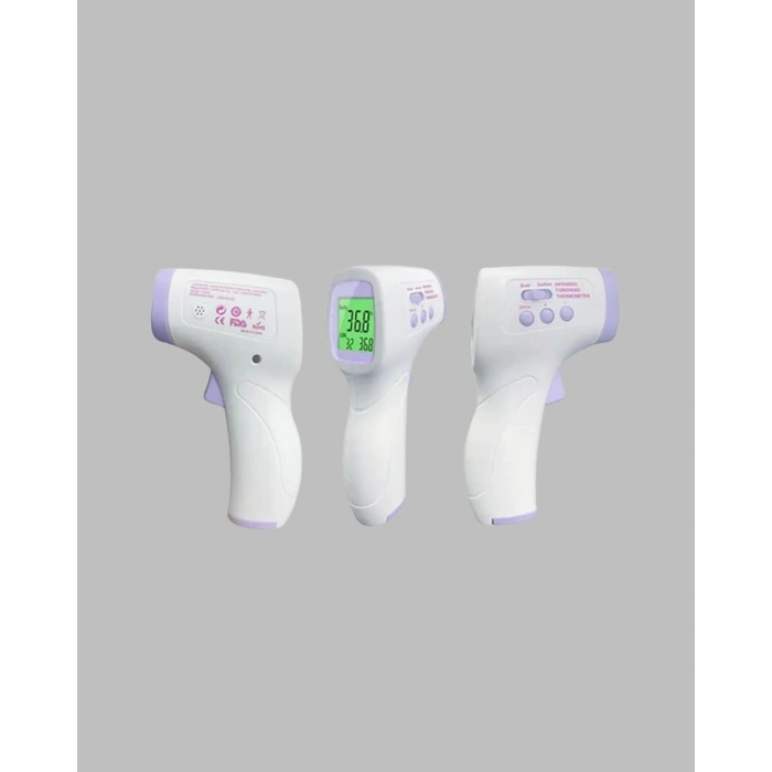 Kızılötesi Temassız Ateş Ölçer LCD Ekranlı Hassas Termometre