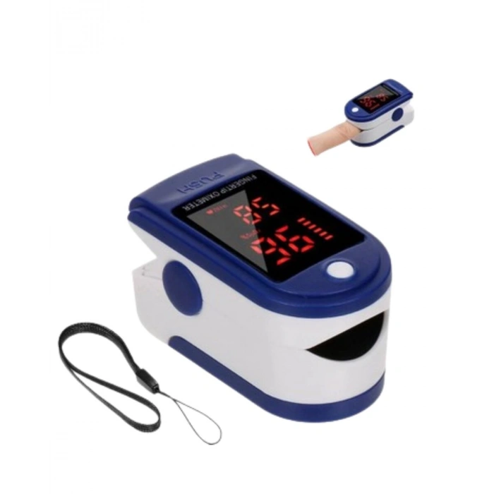 Kolay Kullanımlı Parmak Tipi Pulse Oksimetre Ev Tipi Kullanım