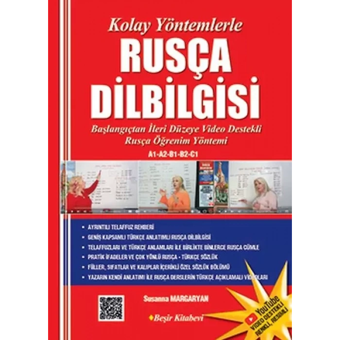 Kolay Yöntemlerle Rusça Dilbiisi Renkli li  Video destekli Karekodlu