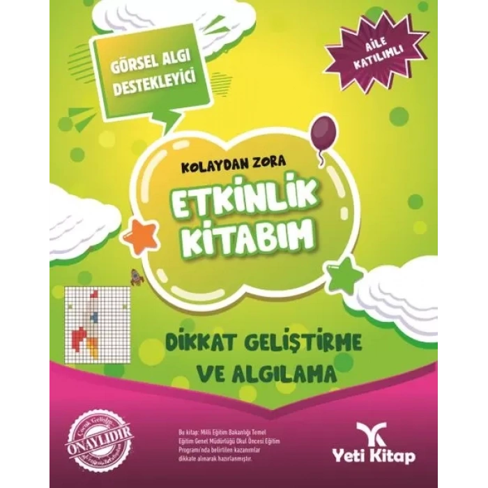Kolaydan Zora Etkinlik Kitabım - Dikkat Geliştirme ve Aılama