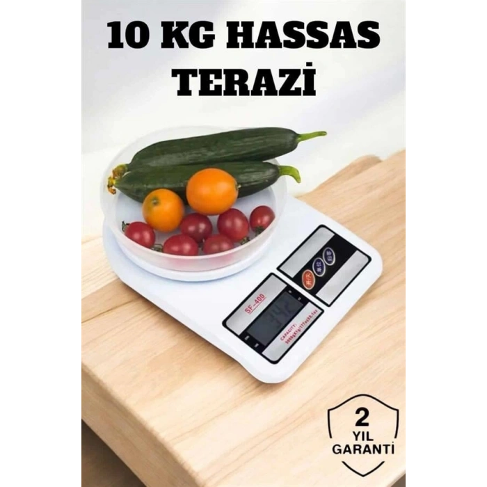 Kompakt Tasarım ve Tek Tuşla Sıfırlama Özelliğiyle Kullanımı Kolay Mutfak Tartısı