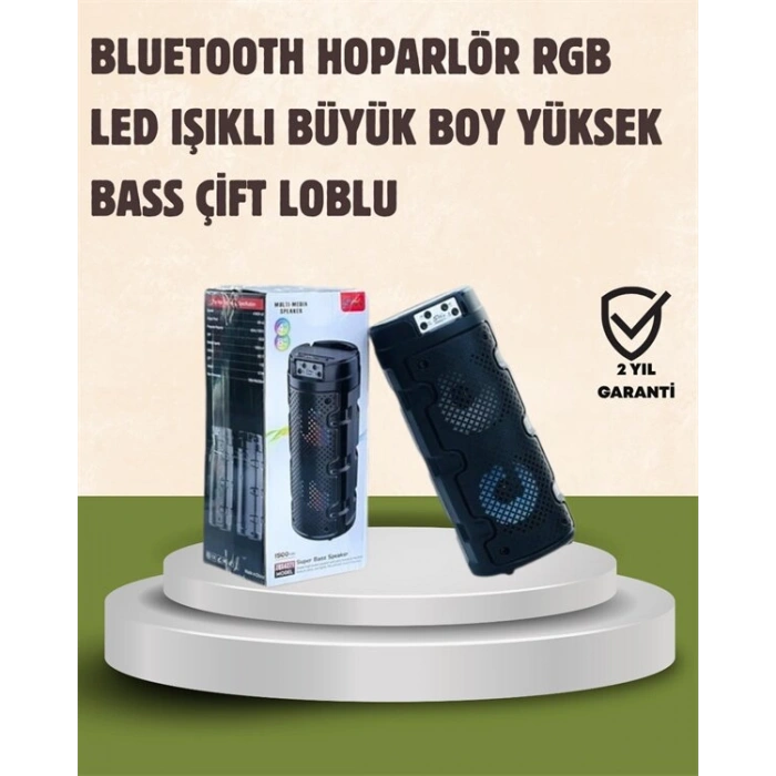 Kompakt Tasarım Yüksek Ses Performansı – Çoklu Giriş Seçenekli Kablosuz Hoparlör (Bluetooth USB SD Kart AUX)